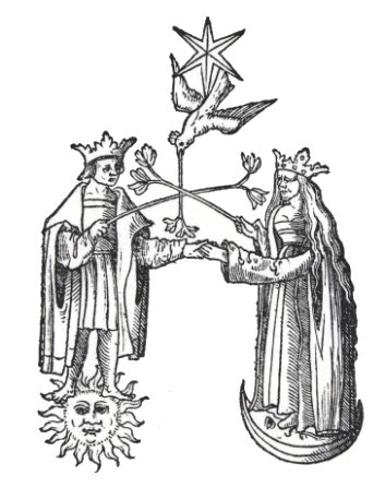 Rosarium Philosophorum, grabado II, 1550