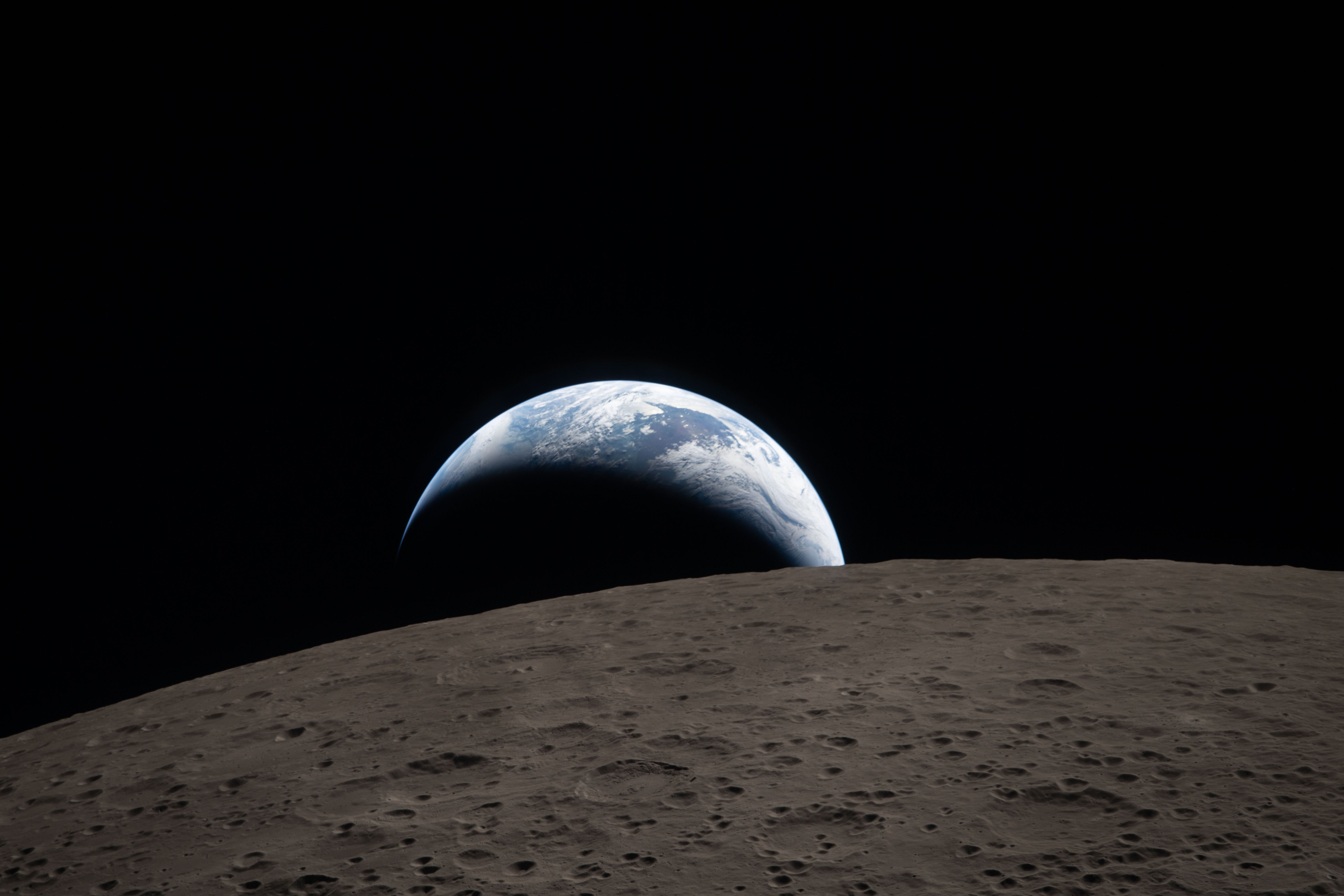 Earthset, Artemis II, 6 de abril de 2026