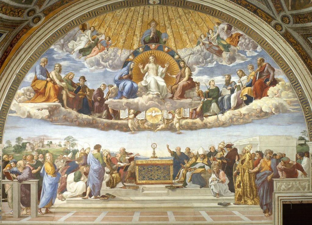 El consejo de los dioses, Rafael, Villa Farnesina
